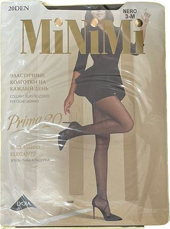 ✔️Minimi  Колготки 20Den 3M Nero Prima - купить за  в г. Махачкале