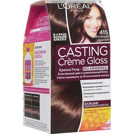 L'Oreal Paris Краски Casting Crème Gloss Крем 415 (Морозный каштан) от магазина МылоПорошок