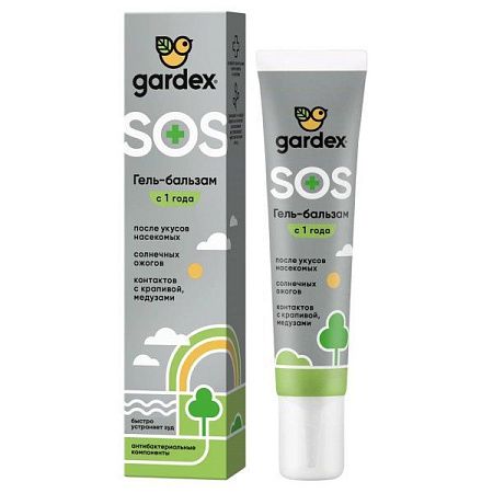 ✔️Gardex SOS Детский гель-бальзам 25мл От укусов комаров - купить за  в г. Махачкале