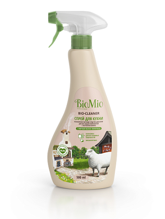 ✔️BioMio BIO-FLOOR KITCHEN CLEANER ЧС Спрей д/кухни Лемонграсс 500мл - купить за  в г. Махачкале