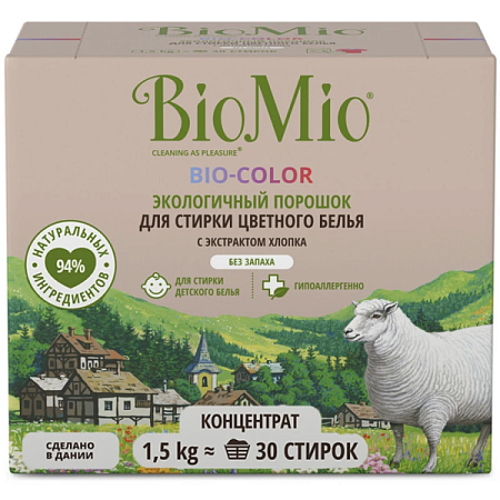 ✔️BioMio Порошок BIO-COLOR 500гр - купить за  в г. Махачкале