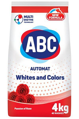 ✔️ABC стиральный порошок 4кг Роза д\белого и цветного - купить за  в г. Махачкале