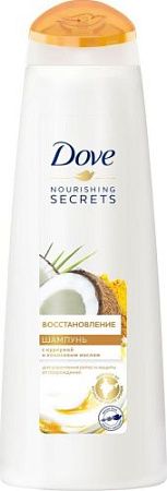 DOVE Шампунь 250мл Восстановление с  кокосовым маслом /12шт от магазина МылоПорошок