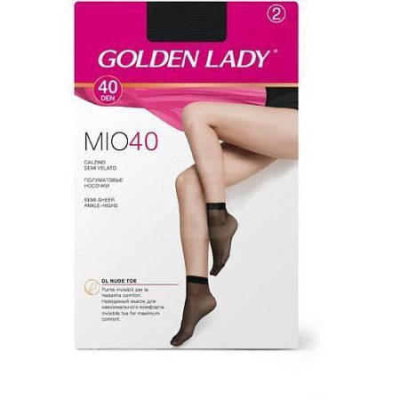 ✔️Golden Lady Гольфы 40den 2пары Nero Mio - купить за  в г. Махачкале