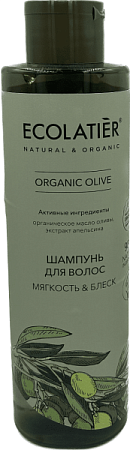 Ecolatier GREEN Шампунь для волос 250 мл Мягкость & Блеск Серия ORGANIC OLIVE от магазина МылоПорошок