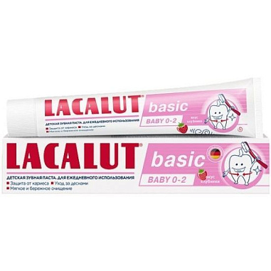 ✔️LACALUT basic детская зубная паста 60гр Вкус клубники - купить за  в г. Махачкале