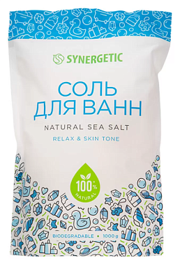 ✔️SYNERGETIC Соль д/ ванн Relax 1000гр - купить за  в г. Махачкале