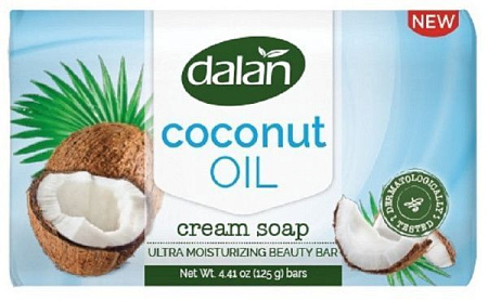 Dalan Coconut Oil туалетное крем-мыло 150г Кокосовое масло от магазина МылоПорошок