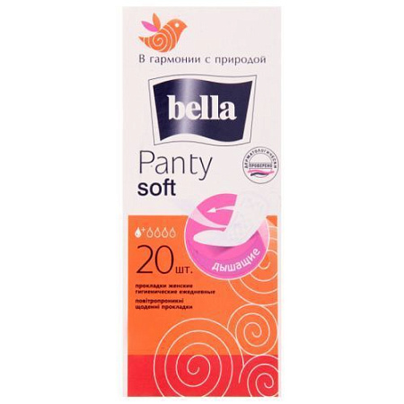 ✔️BELLA Прокладки ежеднев Panty Soft 20шт. - купить за  в г. Махачкале