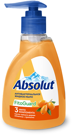 Absolut Мыло-жидкое Антибактериальное 250гр Облепиха от магазина МылоПорошок