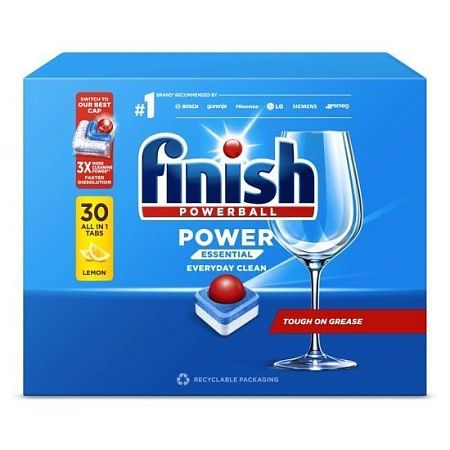 ✔️Finish Powerball Power Капсулы для ПММ 30шт Essential Lemon/7 - купить за  в г. Махачкале