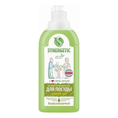 ✔️SYNERGETIC Средство для мытья посуды 0,5л Зеленый чай - купить за  в г. Махачкале