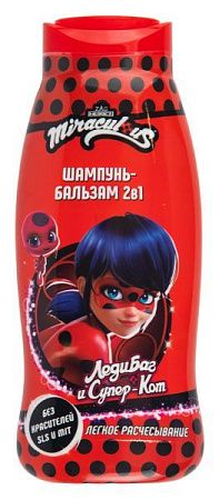 Леди Баг и Супер Кот Шампунь-бальзам 400мл. 2в1 от магазина МылоПорошок