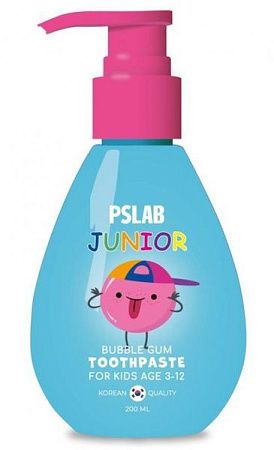✔️PSLAB Junior Зубная паста 200мл Бабл-Гам - купить за  в г. Махачкале
