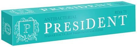 ✔️PRESIDENT Зубная паста 75мл Antibacterial - купить за  в г. Махачкале