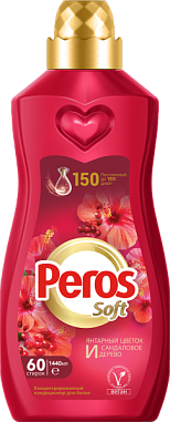 ✔️PEROS Кондиционер д/белья Soft 1440мл Орхидея/8 Красный - купить за  в г. Махачкале