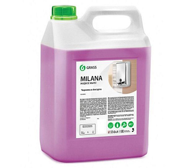 GRASS MILANA Увлажняющее жидкое крем-мыло Черника в йогурте 5л от магазина МылоПорошок