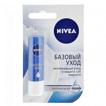 ✔️NIVEA Помада гигиеническая 5,5мл Базовый уход - купить за  в г. Махачкале