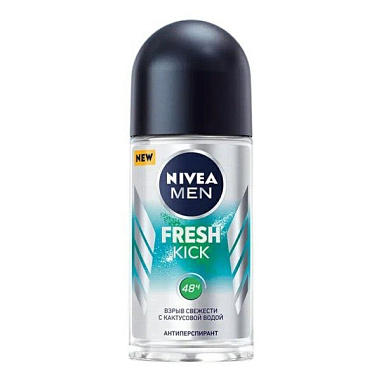 ✔️NIVEA Дез-ролл мужск. 50мл Fresh kick - купить за  в г. Махачкале