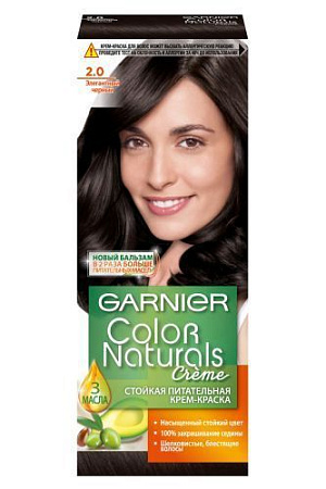 GARNIER Color Naturals Creme 2.0 Элегантный Чёрный от магазина МылоПорошок