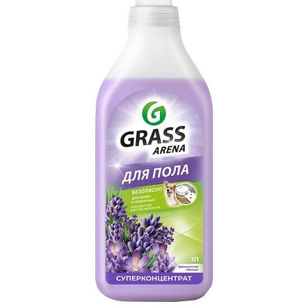 ✔️GRASS ARENA Средство д/пола 1л Француская лаванда - купить за  в г. Махачкале
