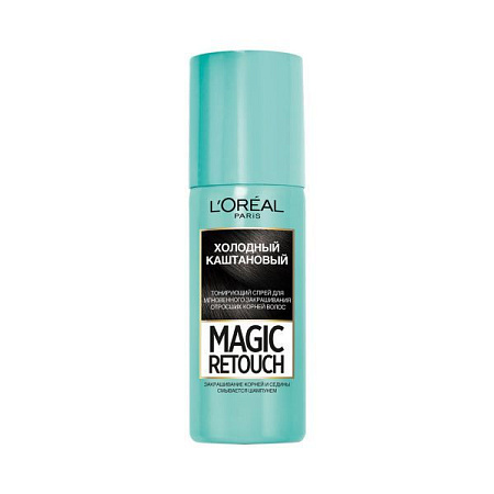 L'Oreal Paris Magic Retouch Спрей для отросших волос 75 мл Холодно-каштановый от магазина МылоПорошок