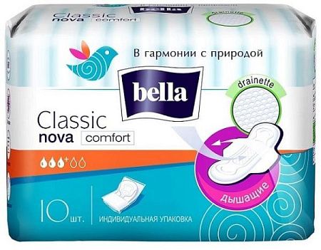 ✔️BELLA Прокладки 10шт Classic Nova Comfort /36 - купить за  в г. Махачкале