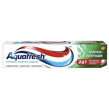 ✔️Aquafresh 100мл. Мягко-мятная  - купить за  в г. Махачкале