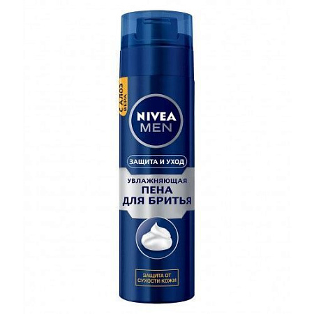 ✔️NIVEA Пена для бритья 200мл Защита и уход  - купить за  в г. Махачкале