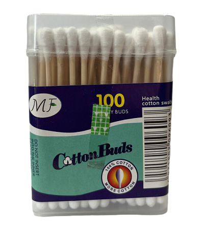 ✔️Cotton Buds Ватные палочки деревянные 100шт корея - купить за  в г. Махачкале