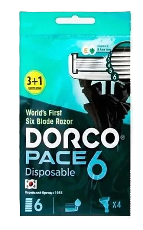 ✔️Dorco Pace6 Станок д/бриться одноразовый 6шт - купить за  в г. Махачкале