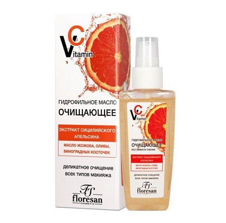 ✔️FLORESAN VITAMIN C Гидрофильное масло 100мл Очищающее  - купить за  в г. Махачкале