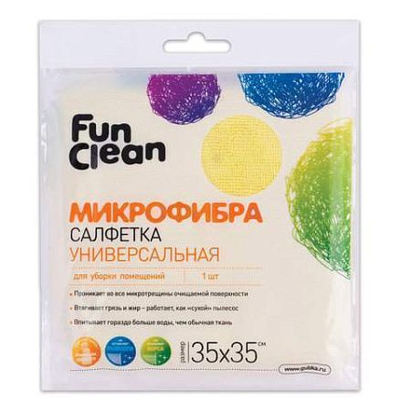 ✔️Салфетка супервпитывающая . Fun Clean 35*35см арт 6481 - купить за  в г. Махачкале