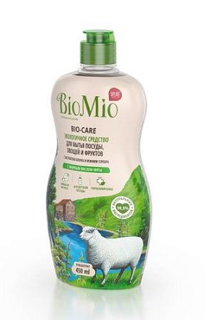 ✔️BioMio BIO-CARE Средство для мытья Посуды Масло Мяты 450мл - купить за  в г. Махачкале