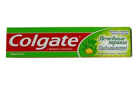 ✔️Зубная паста Colgate Лечебные травы Отбеливающая 100мл/48 - купить за  в г. Махачкале