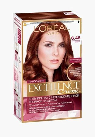 L'Oreal Paris Краски Excellence Крем 6.46 (благородный красный) от магазина МылоПорошок
