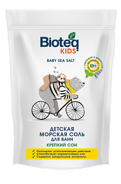 ✔️Bioteg Детская морская соль д/ванн 600г Крепкий сон - купить за  в г. Махачкале