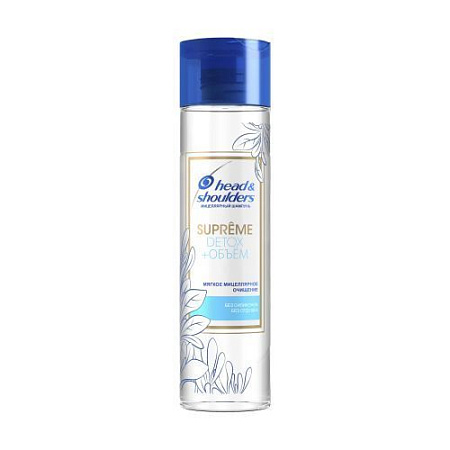 HEAD & SHOULDERS Мицеллярный Шампунь 250мл Supreme Detox +Объем мягкое очищение  от магазина МылоПорошок