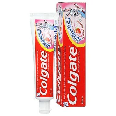 ✔️Зубная паста Colgate 50мл Детская заяц со вкусом клубники/12 - купить за  в г. Махачкале