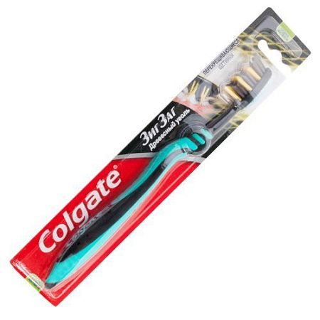 ✔️Зубная щетка Colgate Зиг-Заг Древесн.уголь г/72шт - купить за  в г. Махачкале