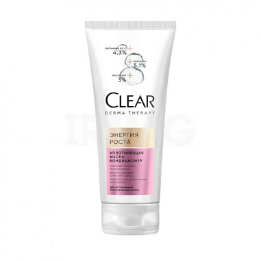 CLEAR Маска-кондиционер 200мл Энергия роста/8 от магазина МылоПорошок