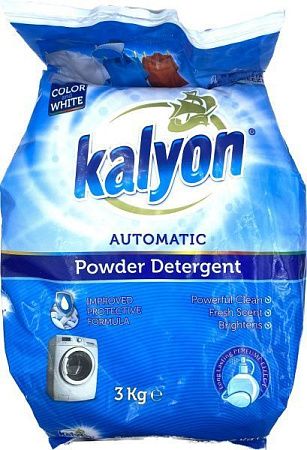 ✔️Kalyon Стиральный порошок 3кг Powder detergent голубой - купить за  в г. Махачкале