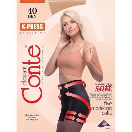 ✔️Conte X-press Колготки 40den 4L natural - купить за  в г. Махачкале