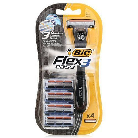 ✔️BIC Станок для бритья 4касеты Flex 3 Hybrid   - купить за  в г. Махачкале