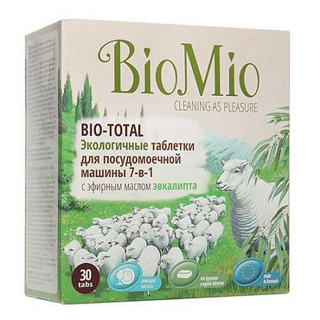 ✔️BioMio BIO-TOTAL Эколог.таблетки для посудомоечной машины 7в1 30тб - купить за  в г. Махачкале