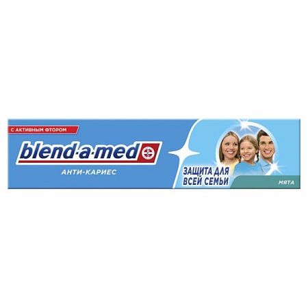 ✔️BLEND_A_MED Зубная паста 100мл Анти_Кариес Мята  - купить за  в г. Махачкале