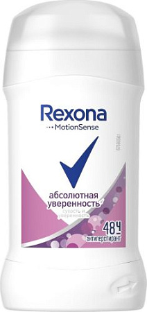 ✔️REXONA А/П-Карандаш 40гр Абсолютная уверенность - купить за  в г. Махачкале