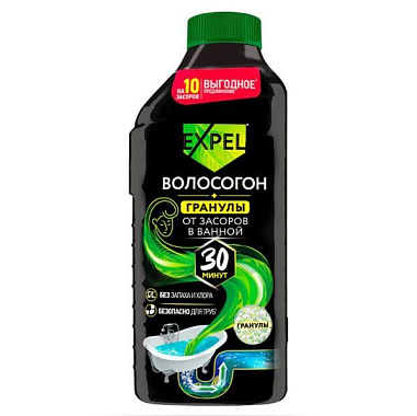 ✔️EXPEL  Волосогон от засоров 600г В гранулах - купить за  в г. Махачкале