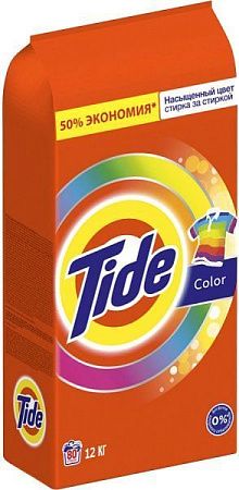 ✔️TIDE Авт СМC порошок Color 12кг - купить за  в г. Махачкале