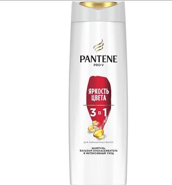 PANTENE Шампунь 350мл Яркость Цвета 3в1 от магазина МылоПорошок